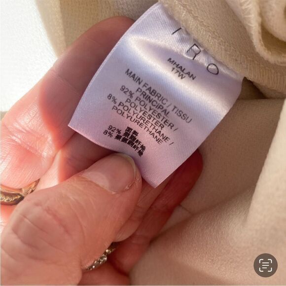 IRO Rama Wrap-effect Crepe skirt Size XS/ 34Fr - Picture 10 of 11